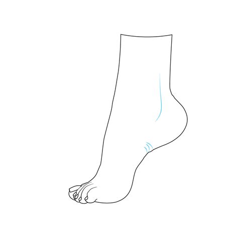 How To Draw A Feet Step By Step