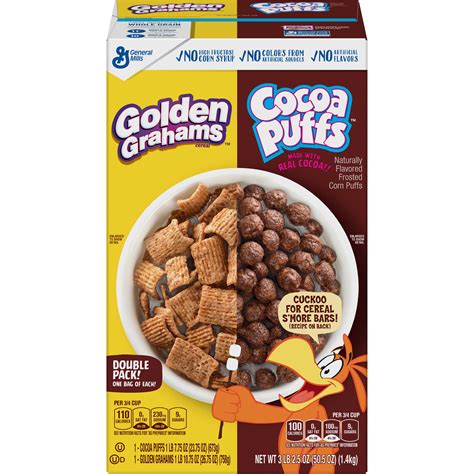 Cocoa Puffs And Golden Grahams Cereal 505 Oz