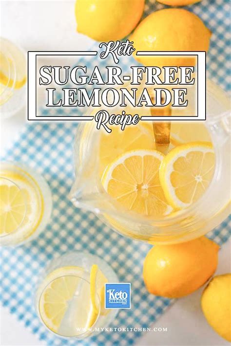 Homemade Sparkling Lemonade Recipe Sugar Free And Low Carb Recipe