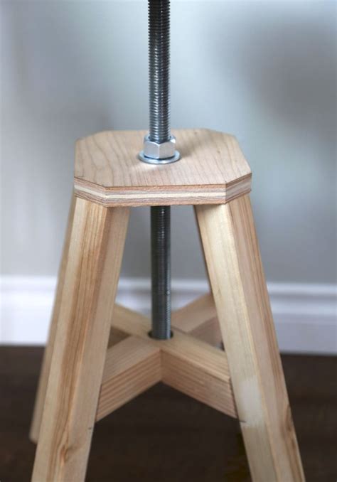 Not exactly an answer to your. Adjustable Height Wood and Metal Stool (Knock-Off Wood ...