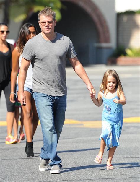 Matt Damons Kids Meet His Daughters With Wife Luciana Barroso