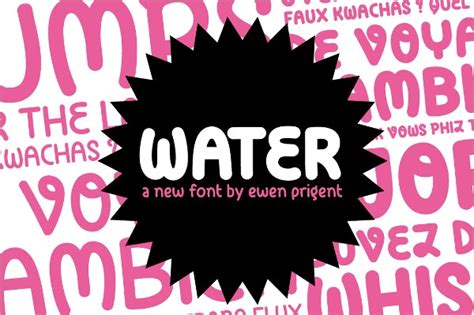 14 Water Fonts Free Otf Ttf Format Download