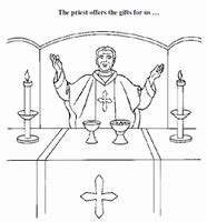 After mass ends, some church members will stick feel free to greet them and ask them any questions you have. Catholic Faith Education: Coloring Book of the Mass
