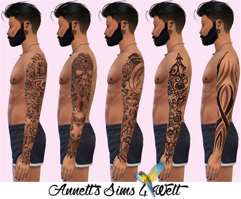 Arm Tattoos For Men At Annetts Sims 4 Welt Sims 4 Updates