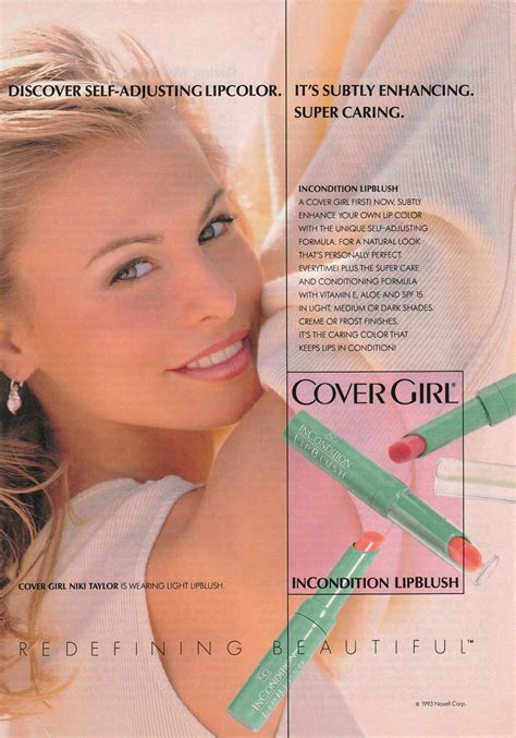 Cover Girl Niki Taylor Vintage Makeup Ads Retro Makeup Vintage