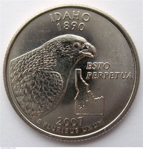 State Quarter 2007 D Idaho Quarter 50 State Series 1999 2008