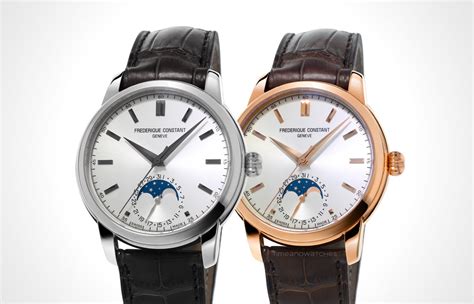 Frederique Constant Classic Manufacture Moonphase Time And Watches