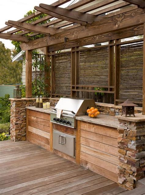 60 Amazing Diy Outdoor Kitchen Ideas On A Budget Rustic Outdoor