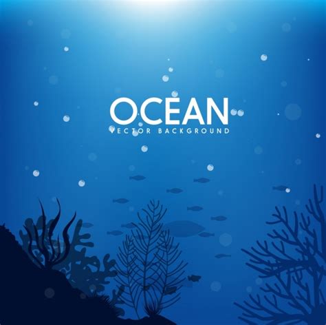 Download Ocean background deep sea icon dark blue design Free ...