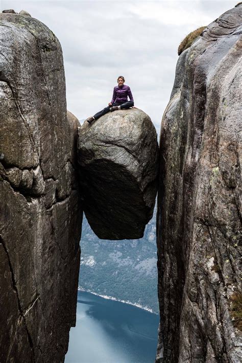 Balancing Stones In The Scandinavian Mountains Tromsø Norway Nature