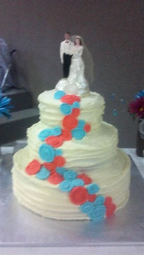 shabby chic wedding cake decorated cake by christa cakesdecor