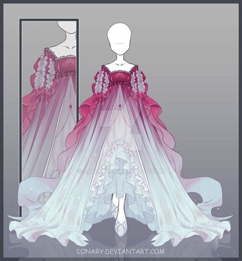 Close Design Adopt171 By Lonary On Deviantart Anime Dress Anime