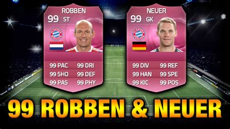 Transfers done till deadline day also comes with fifa 21 ratings and skills. FIFA 15 - 99 RATED ROBBEN & 99 NEUER - YouTube