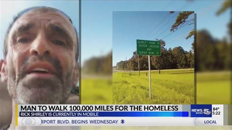 Florida Man Walks 100000 Miles For The Homeless Youtube