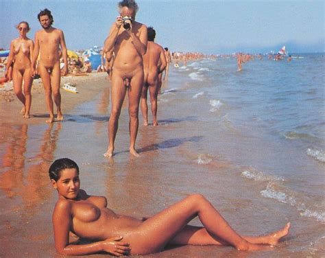 Nudist Parents On A Nude Beach With Dad S Fat Cock With Long Foreskin And Babe Mom S Saggy Tits