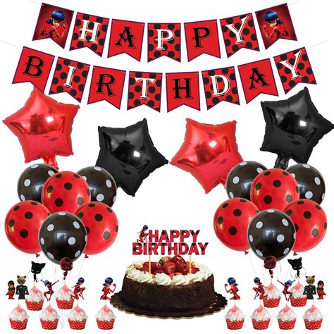 Buy Ladybug Birthday Party Supplies Miraculous Ladybug Theme Party