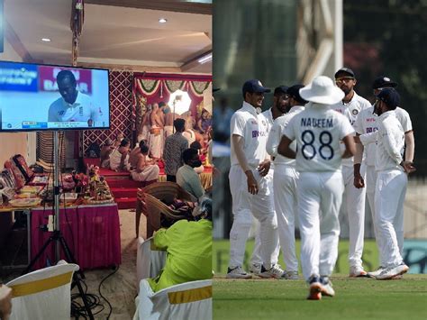 India and england are playing in the second test in the much important series. cricket at wedding: Love for the game! Chennai family live ...