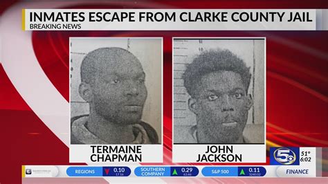 Two Inmates Escape from Clarke County Jail - YouTube