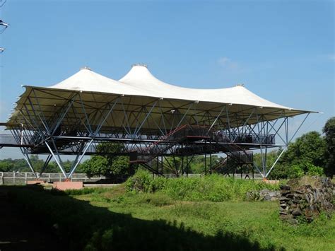 Tent Structure At Trowulan Museum Mojokerto East Java Indonesia