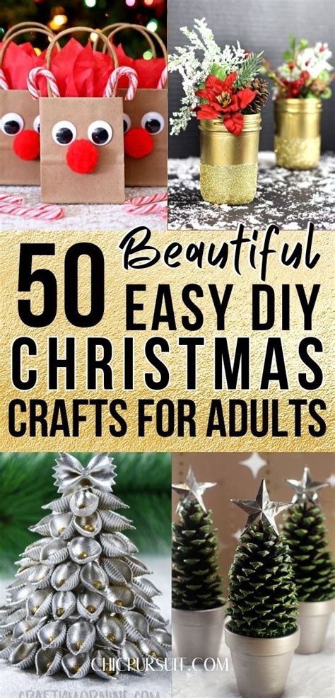 50 Easy Diy Christmas Crafts For Adults To Make This Year Christmas