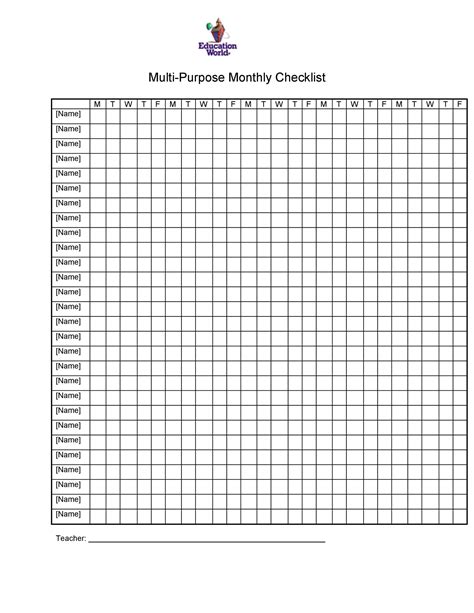 Free Printable Class Roster Printable Templates