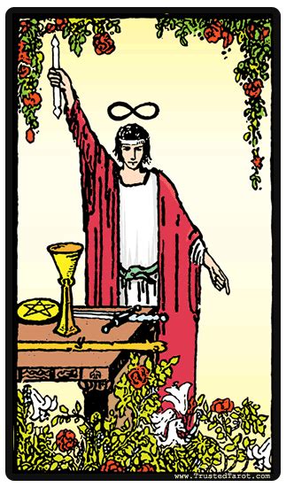 It is used in game playing and divination; The Magician Tarot Card Meaning