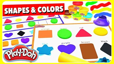 Colors And Shapes Play Doh Shape And Learn New 2017 Fun Educational