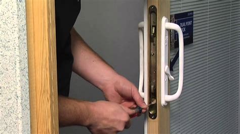 How To Adjust The Dual Point Latch On A Premium Wood Sliding Patio Door