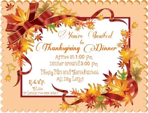 Maybe you would like to learn more about one of these? An Invitation To Thanksgiving - Life With Lorelai