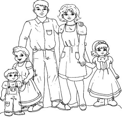 CuentosDeDonCoco.Com: LA FAMILIA PARA COLOREAR