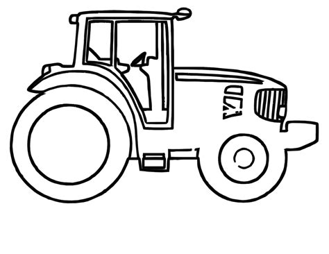 Deere Traktor Kolorowanki Traktory Kolorowanka Trattori Malowanki Druku