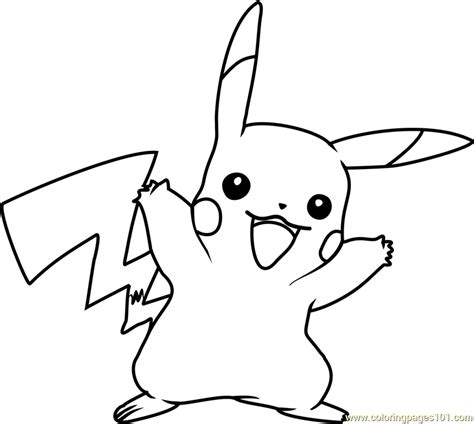 Free printable pikachu coloring pages for kids. Pikachu Pokemon Coloring Page - Free Pokémon Coloring ...