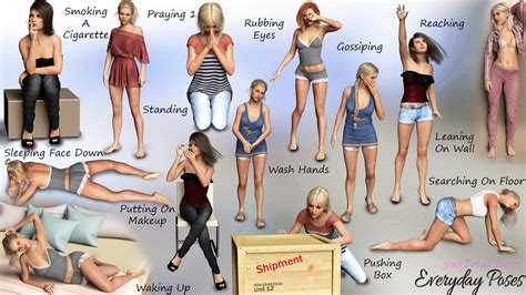 Ig 100 Must Have Poses For Genesis 8 Females Daz 3d