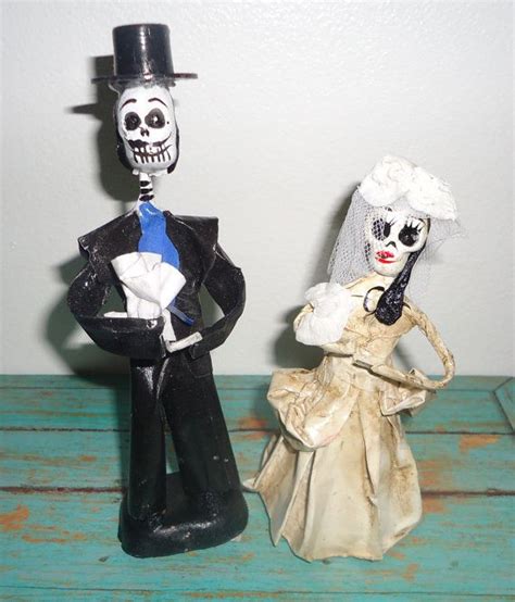 Bride And Groom Day Of The Dead Couple Etsy Dead Bride Handmade