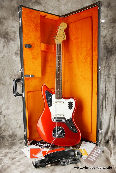 Fender Jaguar Am Vintage 65 Avri 2012 Candy Apple Red Guitar For Sale
