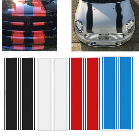 Decals Universal Car Racing Body Stripe Pinstripe Hood Side Decals