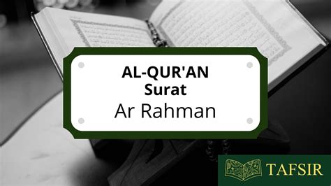 Al Quran Surat Ar Rahman Beserta Latin Dan Terjemahannya