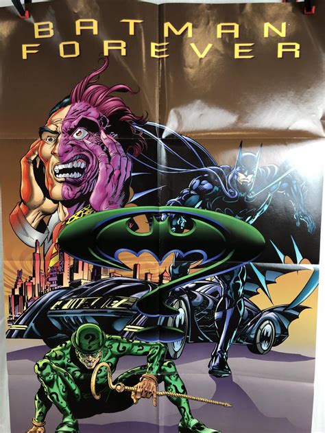 Dc Comics Batman Forever Promotional Poster 1995
