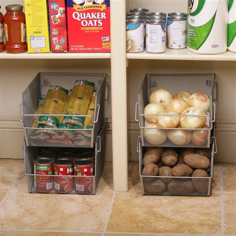 Maximizing Pantry Storage With Bins Home Storage Solutions