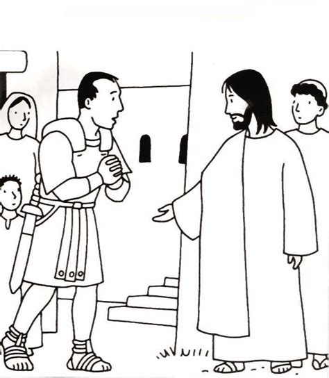 ️jesus Heals The Officials Son Coloring Page Free Download