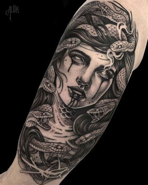 Medusa Tattoo Half Sleeve