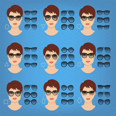 Woman Sunglasses Shapes 9 Faces Face Shape Sunglasses Glasses For