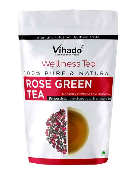 Rose Green Tea Benefits And Uses 50g 100g