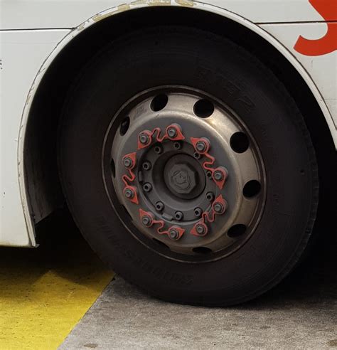 What Is The Purpose Of These Squiggly Bits On The Wheels Of A Bus They