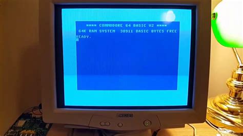 C64 Connects To The Vga Monitor Youtube