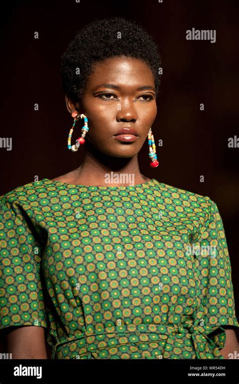 London African Fashion Week Catwalk Featuring Model Where London
