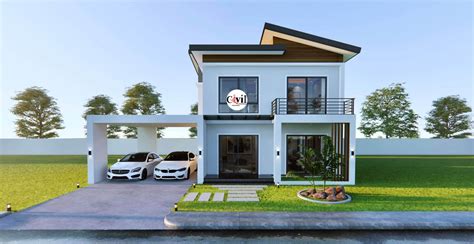 90 SQ M Two Storey House Design 7 5m X 12m With 4 Bedroom