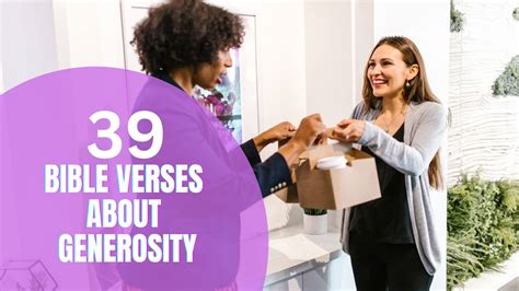 39 Inspiring Bible Verses About Generosity