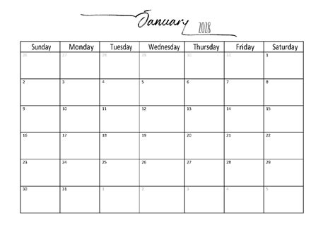 Free Printable January 2023 Calendar Customize Online