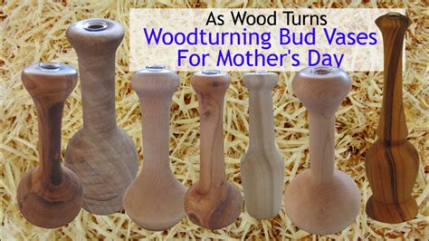 Woodturning Bud Vases For Mothers Day Youtube